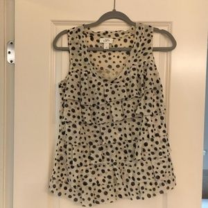 Ann Taylor Loft Ruffle front top